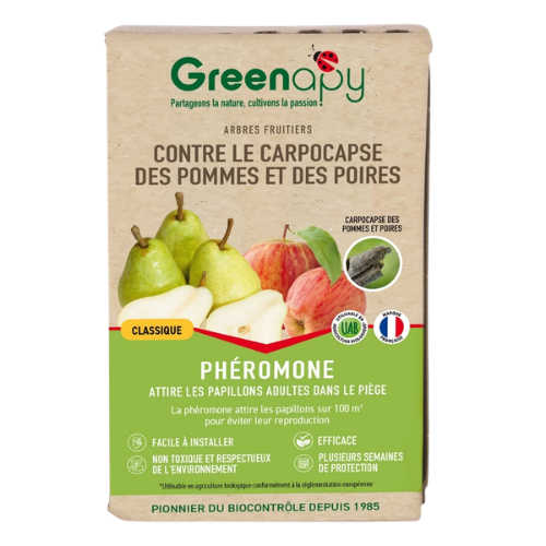 pheromone carpocapse pommes et poires greenapy