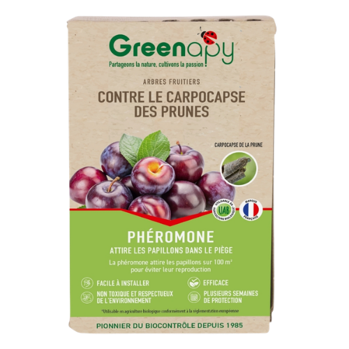 pheromone carpocapse prunes greenapy