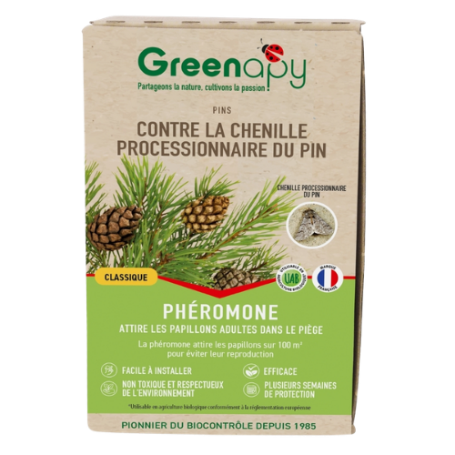 phéromone greenapy chenille processionnaire du pin